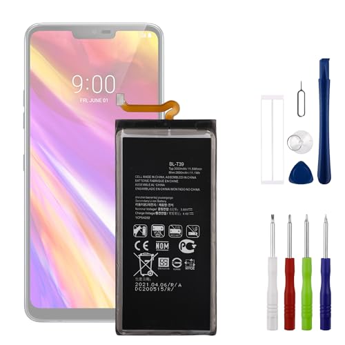 LNANMUXI BL-T39 3.85V 2900mAh Battery, Compatible with LG G7 ThinQ G710 Q7 G7 Plus ThinQ G710EM G710N,Comes with a Battery Installation Tool