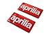 LOGO 2 x gel sR aprilia rS 50 autocollants avec emblème rSV tUONO moto#7