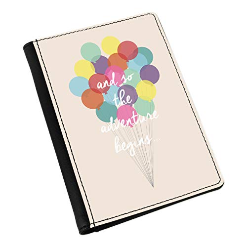 Housse portefeuille and So The Adventure Begins passeport support cadeau départ