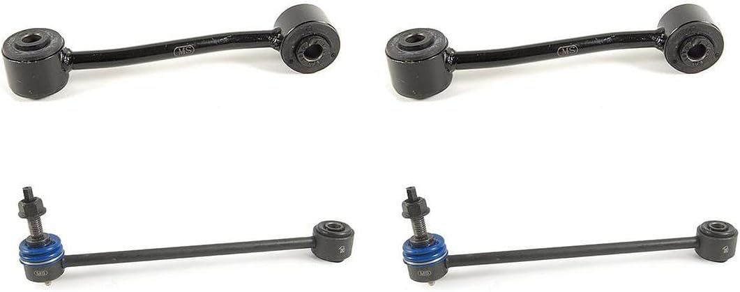 4x Front Rear Sway Bar Link Kit - Front Sway Bar End Links Automotive Replacement Sway Bar Link Kits Compatible with Dodge Nitro Compatible with Jeep Liberty 2009