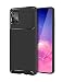 Produktbild Besike Hülle für Samsung Galaxy A51 Handyhülle, [Kohlefaser-Textur] Ultradünnes Weiche Silikon Schutzhülle, Aber Langlebig Rundumschutz Stoßfest Hülle für Galaxy A51 Schwarz