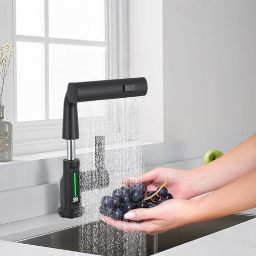 Robinet pivotant extensible pour évier résolvant les chocs thermiques - 8