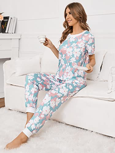Image of GRECIILOOKS Women Co Ord Set for Women | Co Ord Set for Women Stylish |Printed Lycra Co Ord Set for Women | Travel Co Ord Set for Women | Half Sleeve