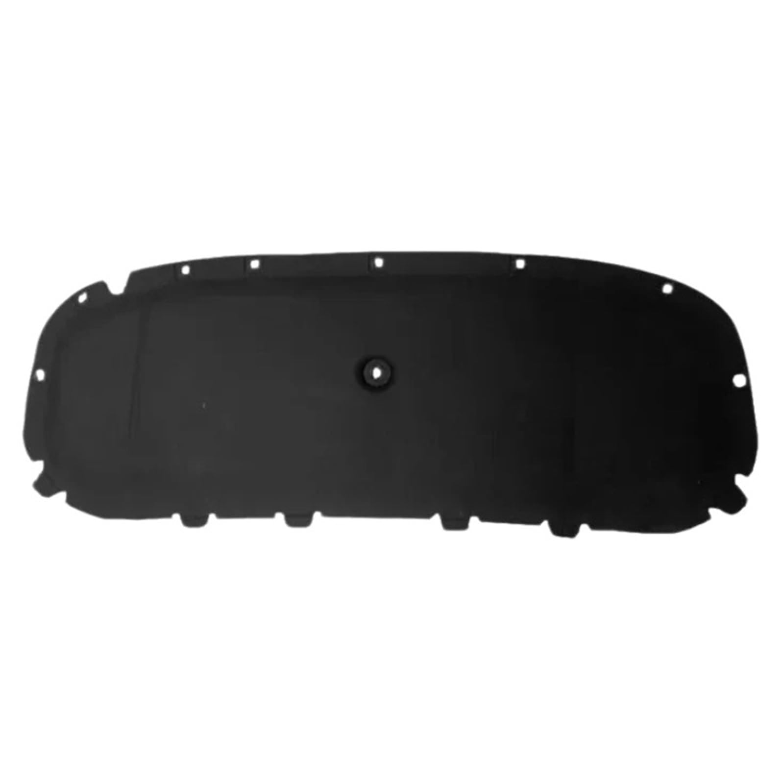 Qopuynh Black Heat Sound Insulation Cotton Car Front Hood Heat Cotton Mat For Touran Mk2 5T 2016-2024 Soundproof Sound Pad Insulation Cover Accessories