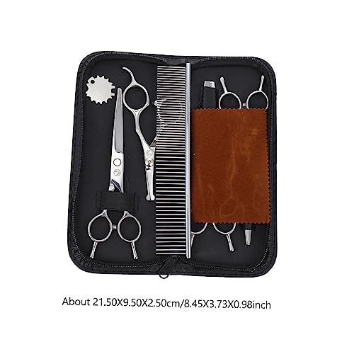 Kit de ciseaux de toilettage pour chiens en acier inoxydable de haute précision - 3