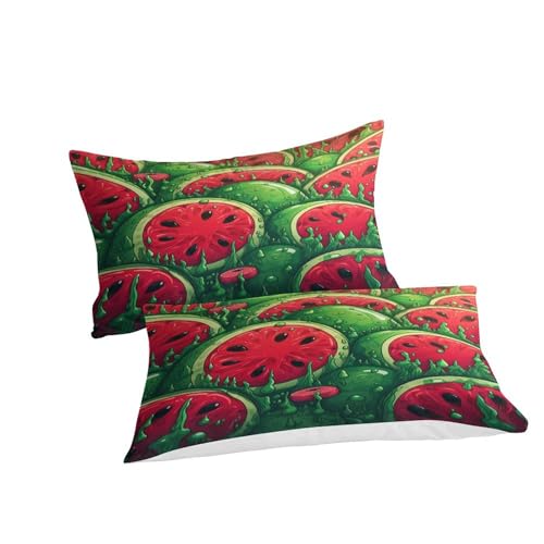 Set de housse de couette 3 pièces imprimé melons 3D