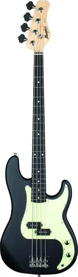 CONTRABAIXO PASSIVO 4C B/BASSWOOD N/MAPLE ESCALA ESCURA ESCUDO AWH MB-40 BKS MEMPHIS