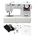 Janome MOD-19 Easy-to-Use Sewing Machine with 19 Stitches, Automatic Needle Threader and 5-Piece Feed Dogs,white