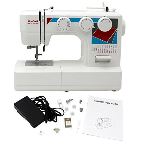 Janome MOD-19 Easy-to-Use Sewing Machine with 19 Stitches, Automatic Needle Threader and 5-Piece Feed Dogs,white by Janome - Image 10