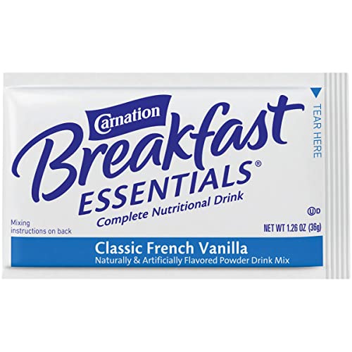 Carnation Breakfast Essentials, 10 Packets Net Wt. 12.6 Oz., Classic Vanilla, (Pack Of 2 Boxes) #TOP3
