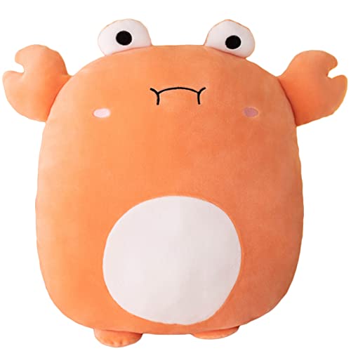 Grafingy Crab Stuffed Animal Plush Pillow, 16 Inch Kawaii Plushies Toy Throw Pillow for Room Decor, Kids Birthday, Valentine Gifts by Grafingy - Used condition - US$18.42
