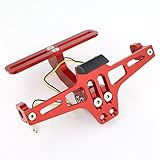 Material: Aluminium MUJUN Reserve Hintere Kennzeichenhalter Registrierung Kennzeichenhalter for Honda CBR500R CBR650F CB500FCBR500R CB1000R CBR1000RR CBR250RR VTR1000F (Color : Red)
