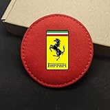 OUSAWV Lot de 2 Dessous de Verre pour Voiture pour Ferrari 456 F430 Roma Portofino 458 488 F12 812, Porte-gobelet Accessoires d'intérieur de Voiture,B
