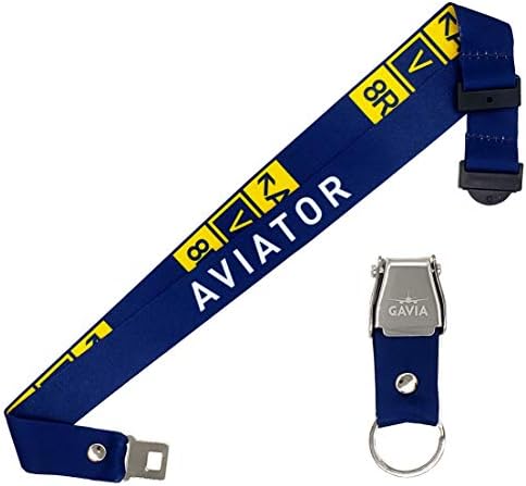 AV8R Aviator Lanyard - Aviation Gifts - Pilot Gifts - Plane Lanyard Airplane