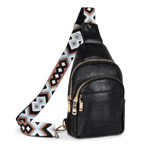 Relang Sling Bag for Women – Leather Crossbody Chest Pack