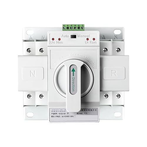 FBFTGMRMTA Interruttore di trasferimento Automatico a Doppia Alimentazione, regolatore di commutazione 2P 380V, interblocco di Alimentazione di riserva fotovoltaica 100A(63A)