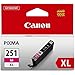 Canon 6450B001 (Cli-251Xl) Chromalife100+ High-Yield Ink, Magenta - in Retail Packaging
