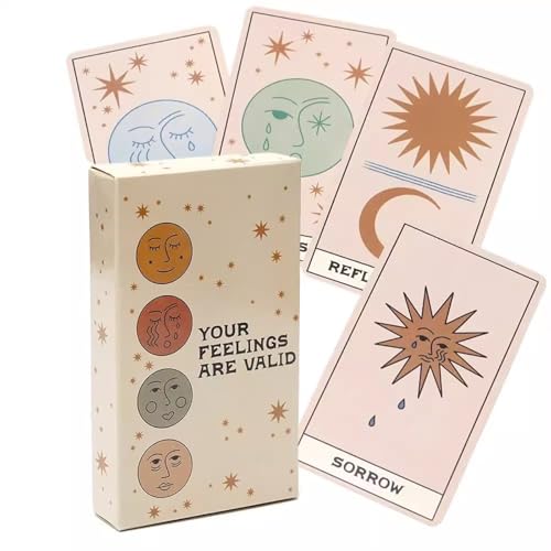 EUYKQNOI Baraja de Tarot para Principiantes - Cartas con