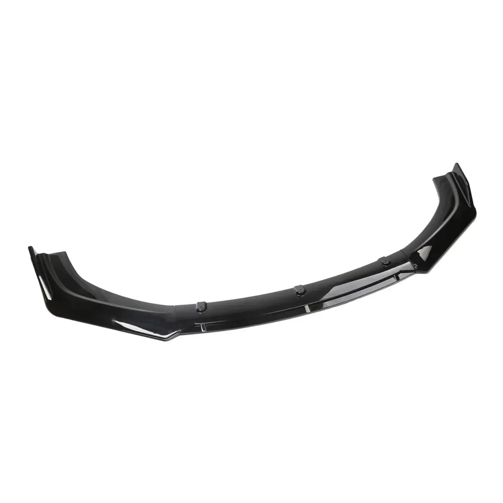 Becquets Avant pour Megane 4 2016-2022 Séparateur De Lèvre Pare-Chocs Avant De Voiture Becquet De Menton Diffuseur Anti-Rayures Garniture Lèvre Barrage Déflecteur De Lèvre Avant(Glossy Black)