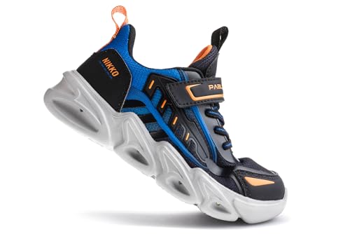 Pablosky Nikko 978515 basket garçon pieds larges enfilage facile