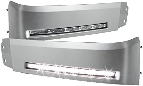 AKKON - For 07-13 Tundra 08-13 Sequoia Pickup Truck Silver LED Bumper DRL Fog Light Lamp Replacement