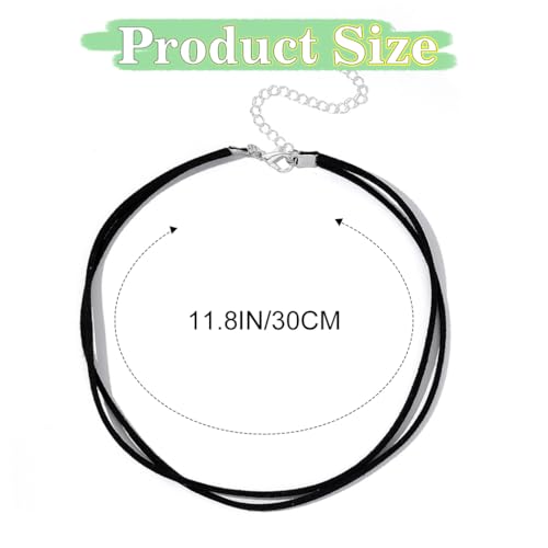 Zoestar Black Choker Necklaces for Woman4