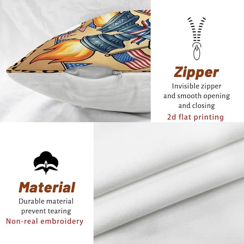 Housses de coussin avec fermeture éclair dissimulée lot de 4