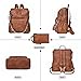 Dora & Liz Womens Backpack Purse Leather Fashion Travel Backpack Purse for Women Designer Ladies Shoulder Bags with Wristlet
