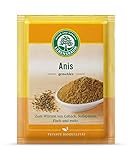 Lebensbaum Anis gemahlen, Bio-Gewürz mit Lakritz-Note, gemahlene Anis-Samen für Brot, Gebäck, Süßspeisen, Plätzchen, Fisch & Eintöpfe, vegan, 10g
