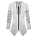 Produktbild Damen Pullover mit Reißverschluss, mittelgroß und lang Gr. XX-Large, weiß