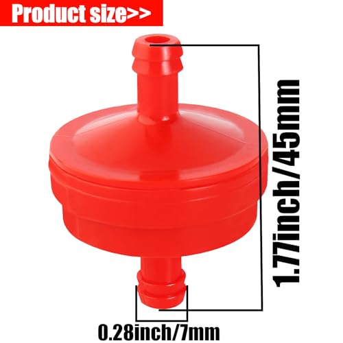 YOFMOO Fuel Filter Compatible with Tecumseh Snow Blower Thrower Lawn Mower Oregon 07101 69701 07108 Sunbelt SB6000 SB16000 SB-16000 Craftsman 07101 69701 HM70 HM80 HM100 Pack of 5 - Thumbnail 3