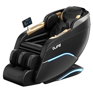 Massage Chair Full Body, 160°Zero Gravity Recliner with Body Scan, 50″ SL-Track Shiatsu Massage Chair, Fixed Point Massage, Foot Rollers, 12 Auto Modes, Deep Yoga Stretch, Heating, Black
