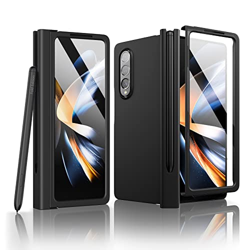 Étui Samsung Galaxy Z Fold 5 noir housse de protection antichoc intégrale ZCDAYE