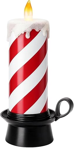 Self Import Agencies Christmas LED Candy Cane Candle Decoration for Holiday Display 15 X 12 X 29 Centimetres Multicolor