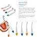 Dental Pro Matrix Bands Interproximal Metal Matrices System Adjustable Matrix Ring for Molar/Premolar Restoration (10PCS 4.5MM Curved)
