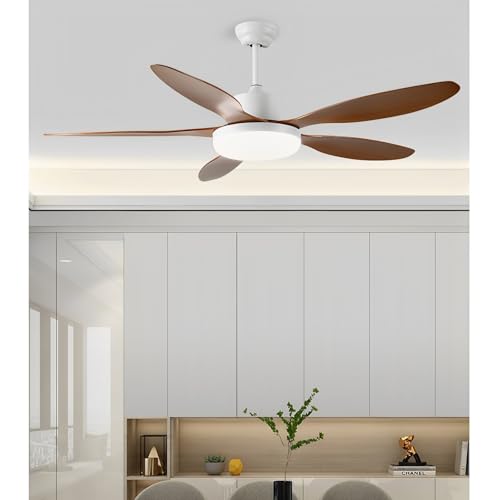 Ventilateur de plafond LED 48W intensité variable et télécommande intelligente
