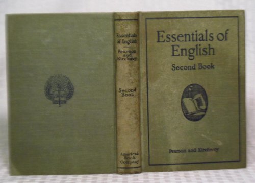 Essentials of English;: Second book, B0006AH89K Book Cover