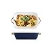 Cakunmik Casseruola Dish Piccolo in Ceramica, Rettangolare, 20 x 13,5 x 5,5 cm, Offerta per Lasagna, Torte, casseruola, Direttamente dal Forno sulla Tabella