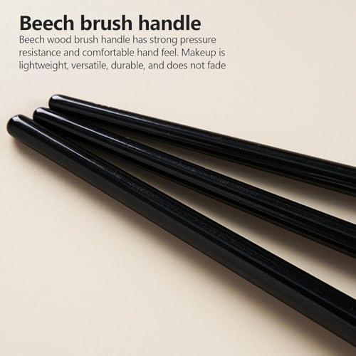 Pinceles de Sombras de Ojos | 6 Piezas De Fibra Sintética Para Difuminar Y Dar Forma A Las Cejas | Brochas de Sombras de Ojos | Para Viajes Playa Gimnasio Eventos De - imagen 4