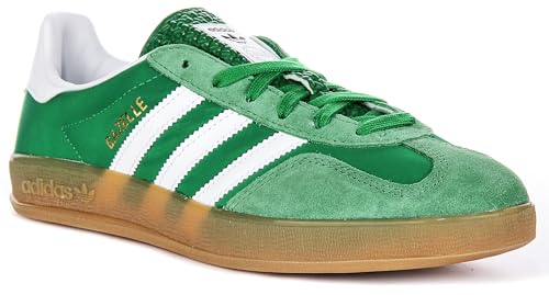 Image of adidas Gazelle Indoor Men's Three Layers Q-Pannel Gum Sole Trainers