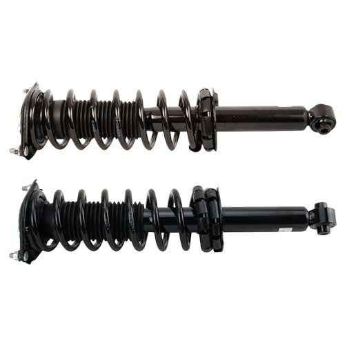 Image of TRQ Rear Shock & Spring Assembly Set Compatible with 2018-2020 Subaru Crosstrek