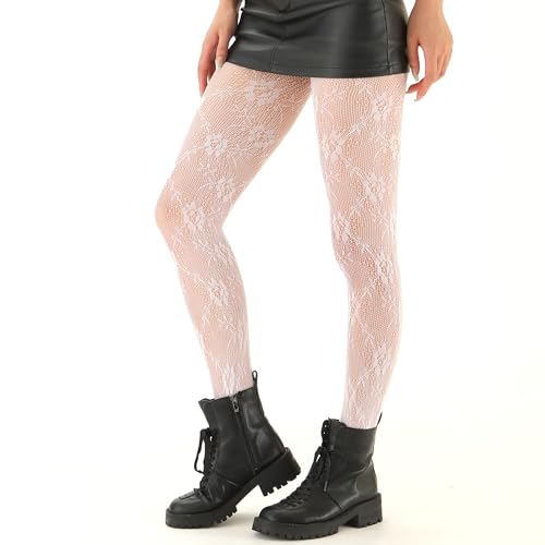 Image of EVERSWE High Waist Fishnet Tights, Thigh High Suspender Stockings