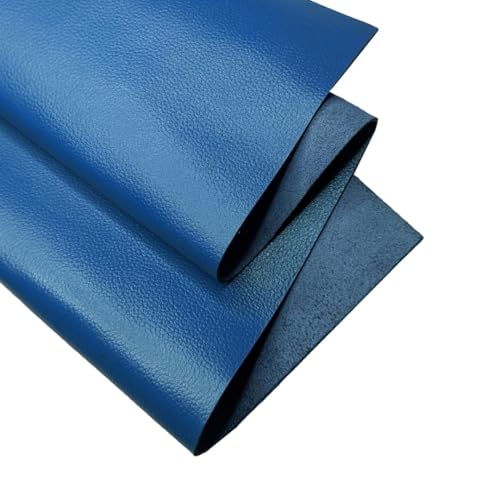 Hoja de cuero vacuno Kozmo azul para proyectos de decoración del hogar y manualidades DIY