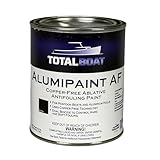 TotalBoat Alumipaint AF Copper Free Aluminum and Pontoon Boat Bottom Paint (Black, Quart), 1 Quarts (Pack of 1)