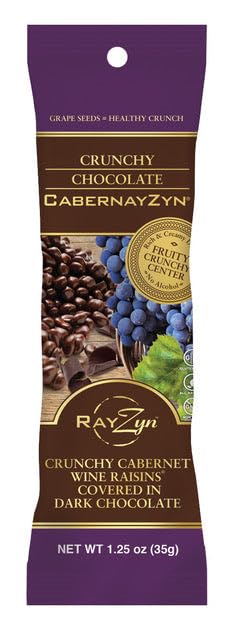 Miniatura 8 de Wine RayZyn - CabernayZyn cubierto de chocolate (paquete de 12) - Pasas de vino de cabernet sauvignon secas cosechadas a mano del Valle de Napa