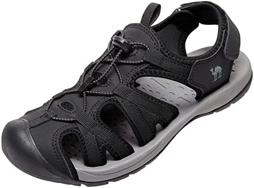CAMELSPORTS Men's Hiking Sandals Closed Toe Outdoor Beach Sandal Waterproof Sport Fisherman Sandals Water Shoes