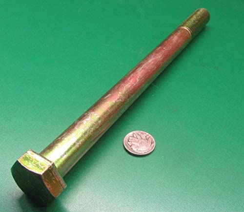 Grade 8 Zinc Yellow Steel Bolts RH PT 3/4"-10 x 10.00 Length 1 pc