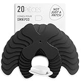 Not Just A Patch X-Patch Omnipod 5 Pansements (20unité) - Résistants à la transpiration et maintien sûr pour une adhérence optimale et une protection douce(Noir)