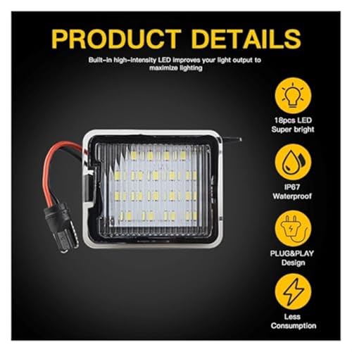 Kit luz de matrícula para automóvil Passat solución a la iluminación tenue del maletero 4