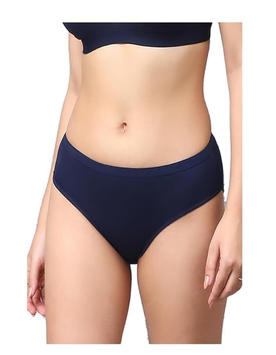 Image of Flomex Women's Hipsters Panties Super Soft Hipster Ladies Plain Bright Panty /Innerwear Soft Panties Underwear Combo Pack 3